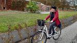 Bad Radkersburgerin auf dem Heimweg von der Arbeit. © Julia Schuster Bad Radkersburgerin auf dem Heimweg von der Arbeit.