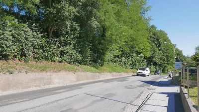 Die Kusmanekstraße vor dem Umbau. © Büro DI Rauer Die Kusmanekstraße vor dem Umbau.