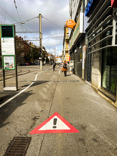 Radweg in Graz