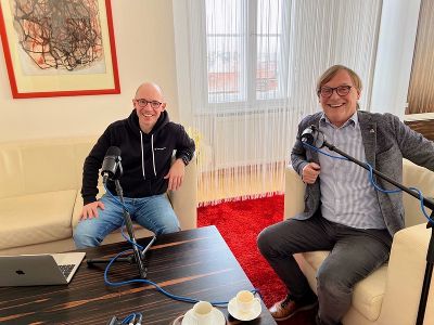 Erwin Eggenreich im Interview mit Robert Schwarz. © Robert Schwarz Erwin Eggenreich im Interview mit Robert Schwarz.