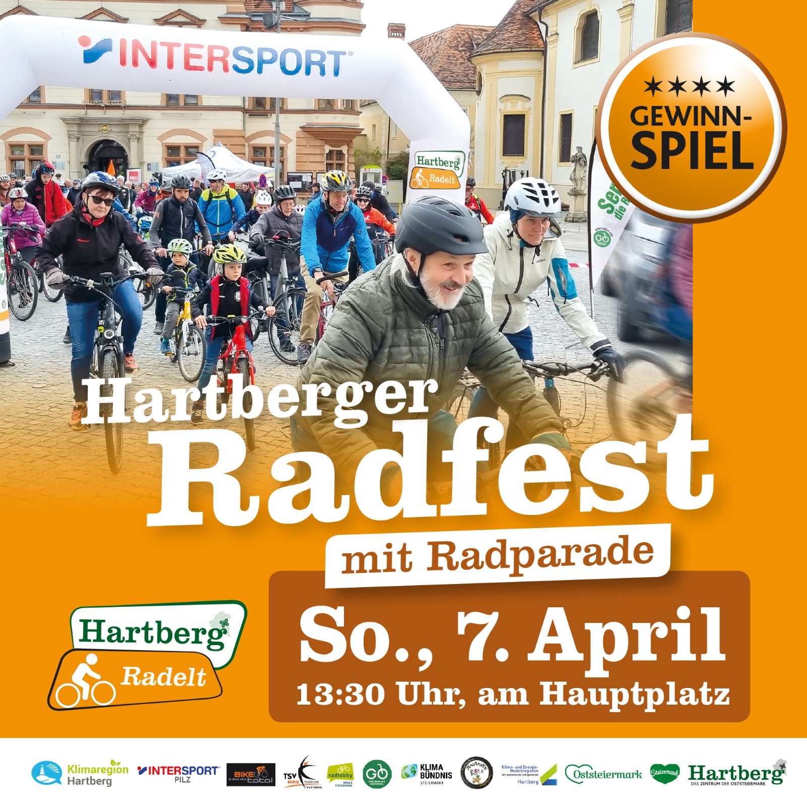 Hartberger Radfest 2024 mit Radparade.